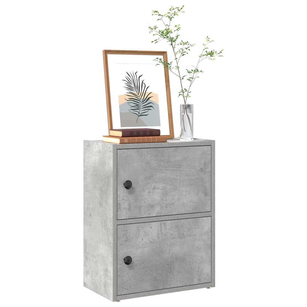 Bookshelf Concrete Grey 40 x 24 x 52 cm Particleboard