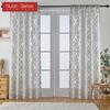 1 pezzo Serie Nuan 10% Oscurante Moda Versatile Tulle Personalizzato Floreale Jacquard Tenda Voile per Cucina Soggiorno Camera da Letto Finestra Decorazione Casa