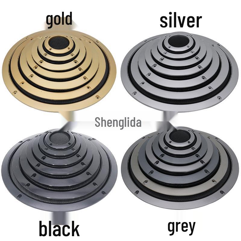 Steel Speaker Horn Grille Covers: 2, 3, 4, 5, 6.5, 8, 10 Inch Mesh Protection