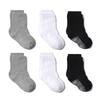 Organic Cotton Crew Socks Sets 6-12 Months Anti-Slip Grip Casual for Girls/Boys/Infants/Toddlers in Spring