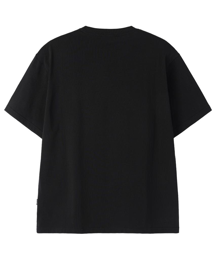 Opeunyadeu(Owai) Frayed Edge Tee - Black