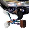Car Stereo ISO Wiring Harness for Toyota Non Deformation Reliable Performance