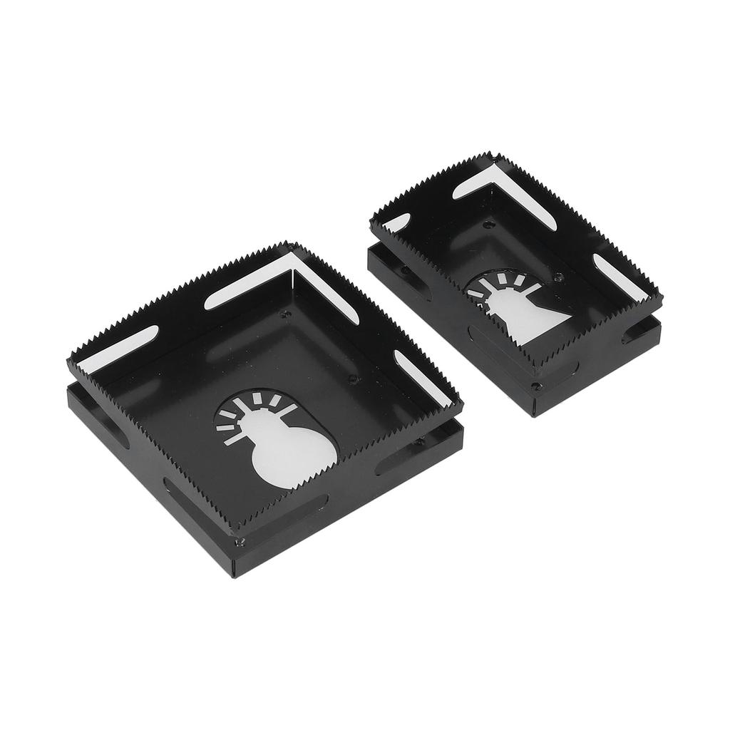Square Slot Cutter Electrical Wall Outlet Woodworking Milling Tool Rectangle Drill