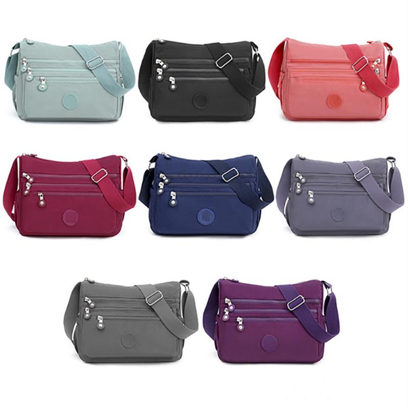 Women's Messenger large capacity Shoulder Bag Polyester Fashion Cosmetic Bag Simple and Versatile Handbag Crossbody Bag