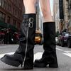 Small Short Thick-soled Martin Boots Women's Autumn 2025 New British Style Knight Trouser Boots Women's Boots