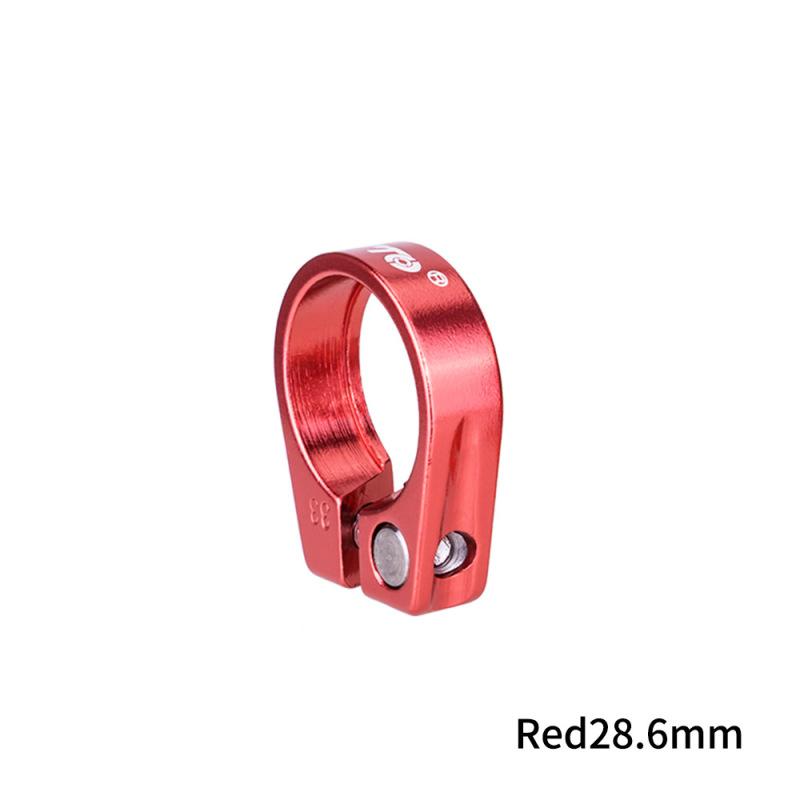 Cycling Saddle Tube  Clamp Seat Post Lock For 28.6 31.8 34.9 Mtb Bike Fixie Gear