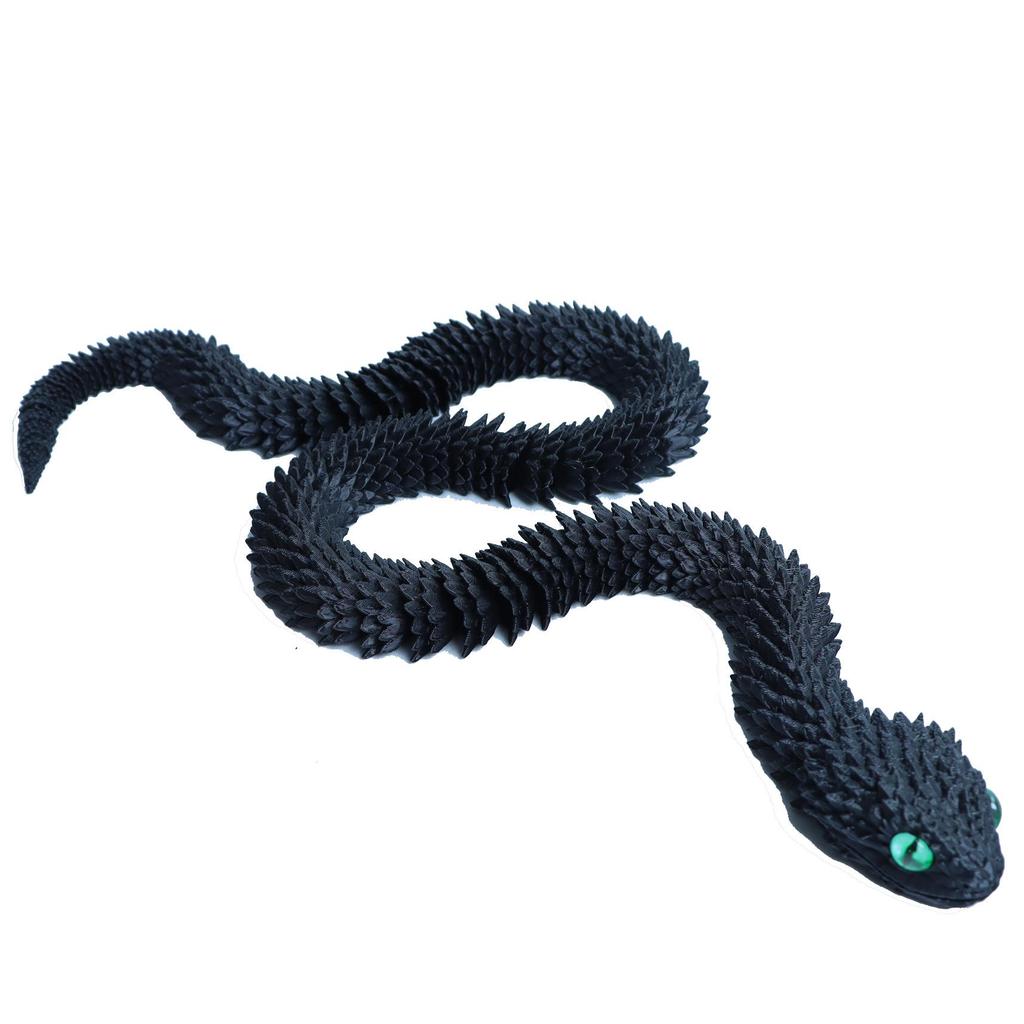 Viper 3D Printed Snake Toy - Creative Animal Model Blind Box for Kids