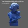 Nordic Resin Bust: David, Venus, Apollo Colored Statue Ornament