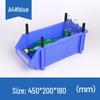Thickened Modular Plastic Storage Box for Hardware & Electronic Components with Slanted Opening