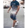 Mens Set Fashion Tracksuit Sweatshirts For Men Workout Training Jogging Set Sport Suit Sweatpants Shirts Short Set Men Clothing