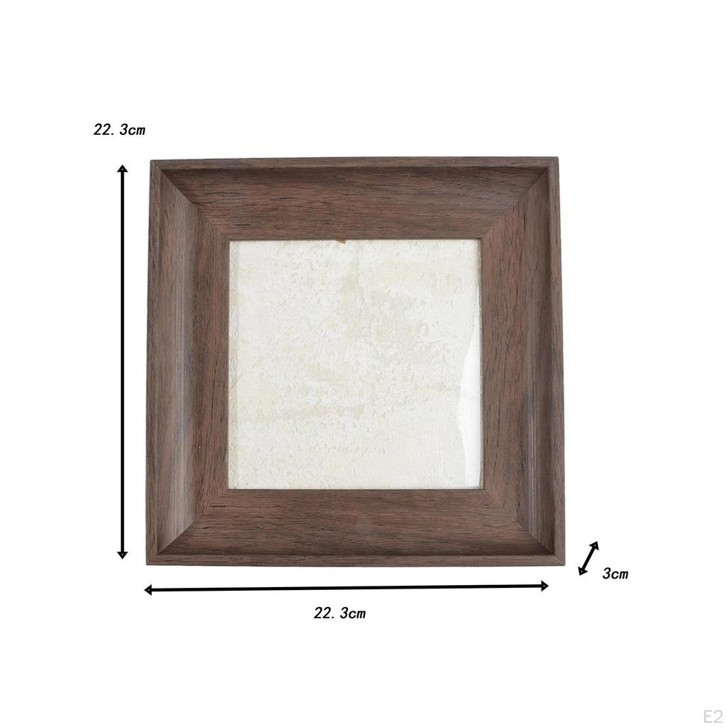 False Nail Tip Showing Holder Wood Grain Picture Frame Professional Display Board Manicure