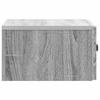 Nightstand Grey Sonoma 49 x 34.5 x 20 cm Engineered Wood