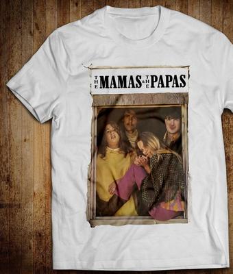 Vintage The Mamas & the Papas Album Cotton Black All Size Unisex Shirt TT497 Unisex T-Shirt