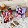 SHOW BY ROCK Anime Kissenbezug Modischer Quadratischer Kissenbezug Schlafzimmer Sofa Raum Ins Dekoration Freizeit Kissenbezug