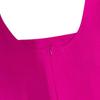 Women Spring Autumn Fashion Sexy Square Collar Dress Ladies One Piece Solid Long Sleeves Pleated Sheath Dress