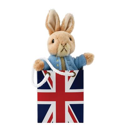 GUND Peter Rabbit In Union Jack Bag #A27398