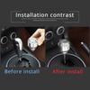 For Mazda MX-5 NC 2009 2010 2011 2012 2013 2014 2015 Aluminum alloy silver Car Gear Shifter Knob Stick Head Replacement