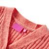 Cardigan tricoté pour enfants rose moyen 5 dimensions disponibles
