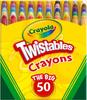 Crayola Twistables Crayons the Big 50 (50 Colors) - Retractable Crayons (523420) - Authentic Product