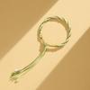 Dragon Boat Festival Tassel Pendant: Five-Color Pink Zongzi String with Gourd for Peace and Health