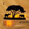 Creative Metal Candle Holder Home Decoration European Wrought Iron Candle Holder Elephant Elk Metal Ornament Valentine's Day