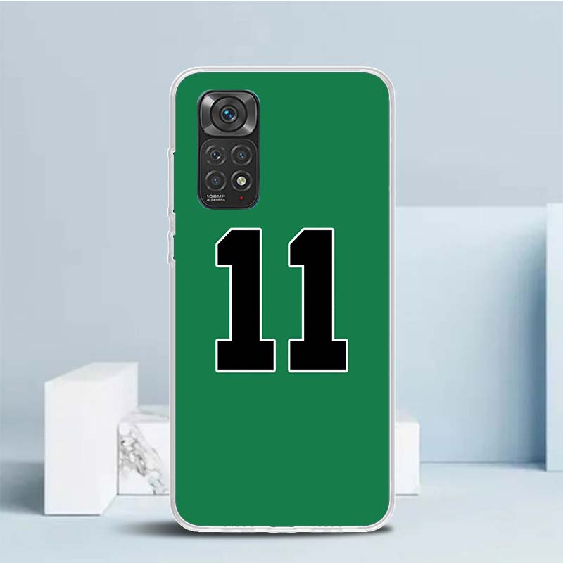 

Чехол-бампер с рисунком в виде баскетбольного номера 23 24 для Xiaomi Redmi Note 15 14 13 12 Pro Plus, Чехол для телефона 14S 11S 11T 11E 10S 10 4G Redmi Note 15 Pro 5G