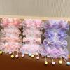 8Pcs Hair Pins Mesh Yarn Bowknot Flower Decor Hairpins Cartoon