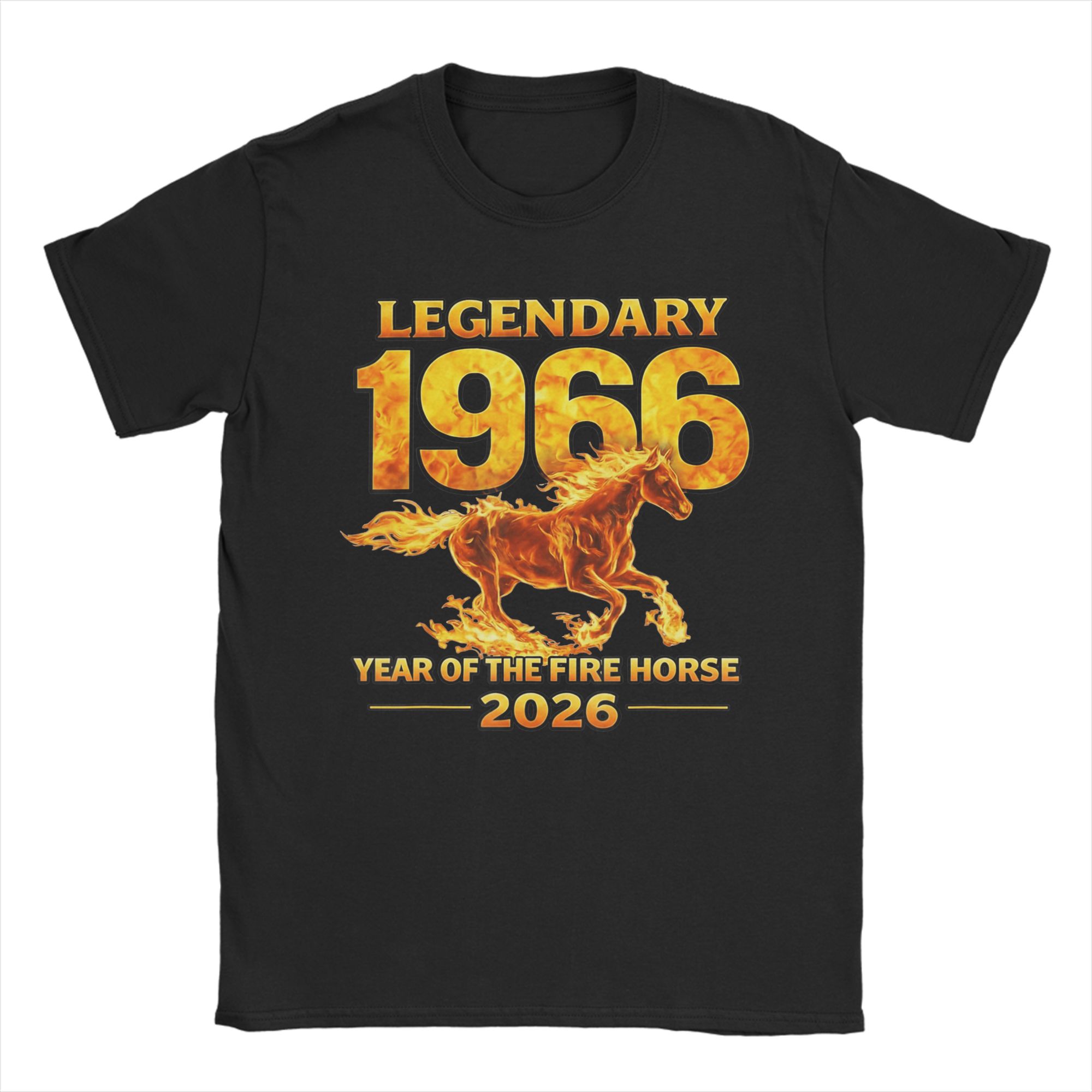 Vintage 60th Birthday Legend Since April 1966 TShirt Summer  Cotton T Shirts For Unisex Harajuku Loose Tshirt Aesthetic Tees S