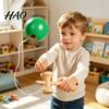 Street Performance Prop Solid Wood Kendama Ball Catch Toy, Professional Balance Durable Grip Classic Skill Fidget Toy for Focus Game, Hand Eye