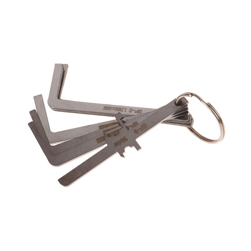 7Pcs Master Keys Metal Replacement Skeleton Lock Key Set Multiple Shapes Lock Picking Emergency Tool