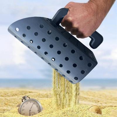 Sand Shovel Detecting Tool with Ergonomic Handle Versatile Application Fast Sifting Sand Scoop Digging Shovel for Metal Detecting