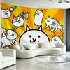 Anime Battle Cat Pattern Home Decor Tapestry, Wall Hanging, Decorative RV Wall Cloth.XGT0914307
