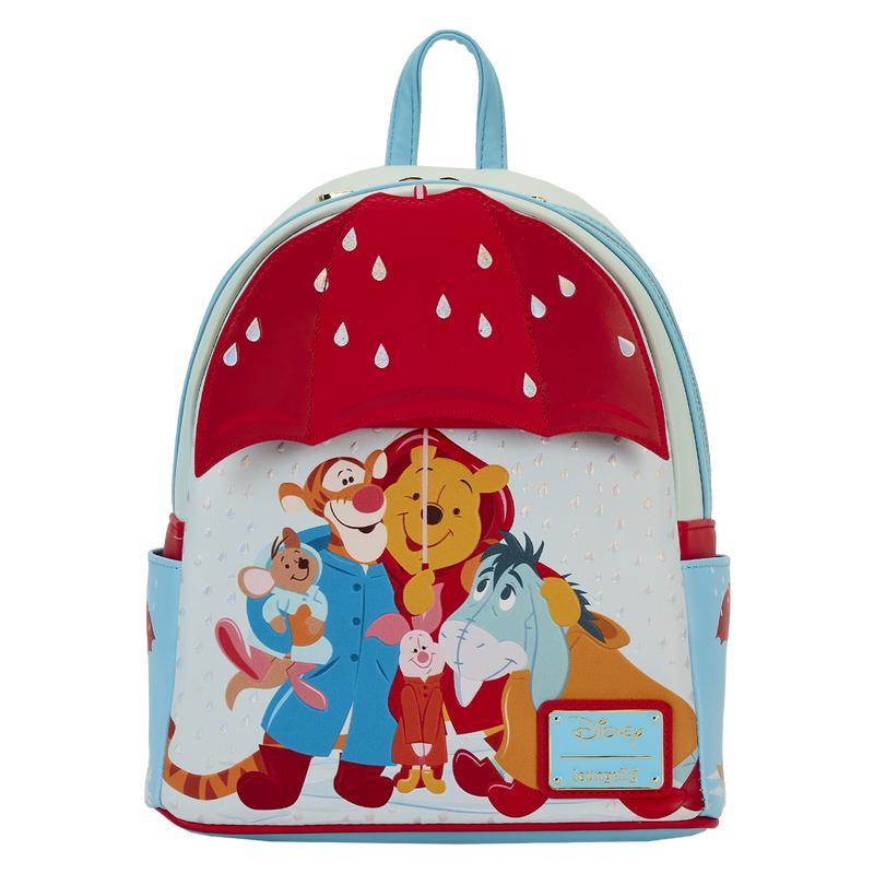 Latest Loungefly Small Backpack Animation Winnie Printing Double Shoulder Bag Peripheral Products Large Capacity Schoolbag Present