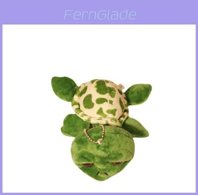 Chaveiro Tartaruga de Pelúcia Fofa Brinquedo de Pelúcia Curta Macia Enfeite de Bolsa Adorável Animal de Pelúcia