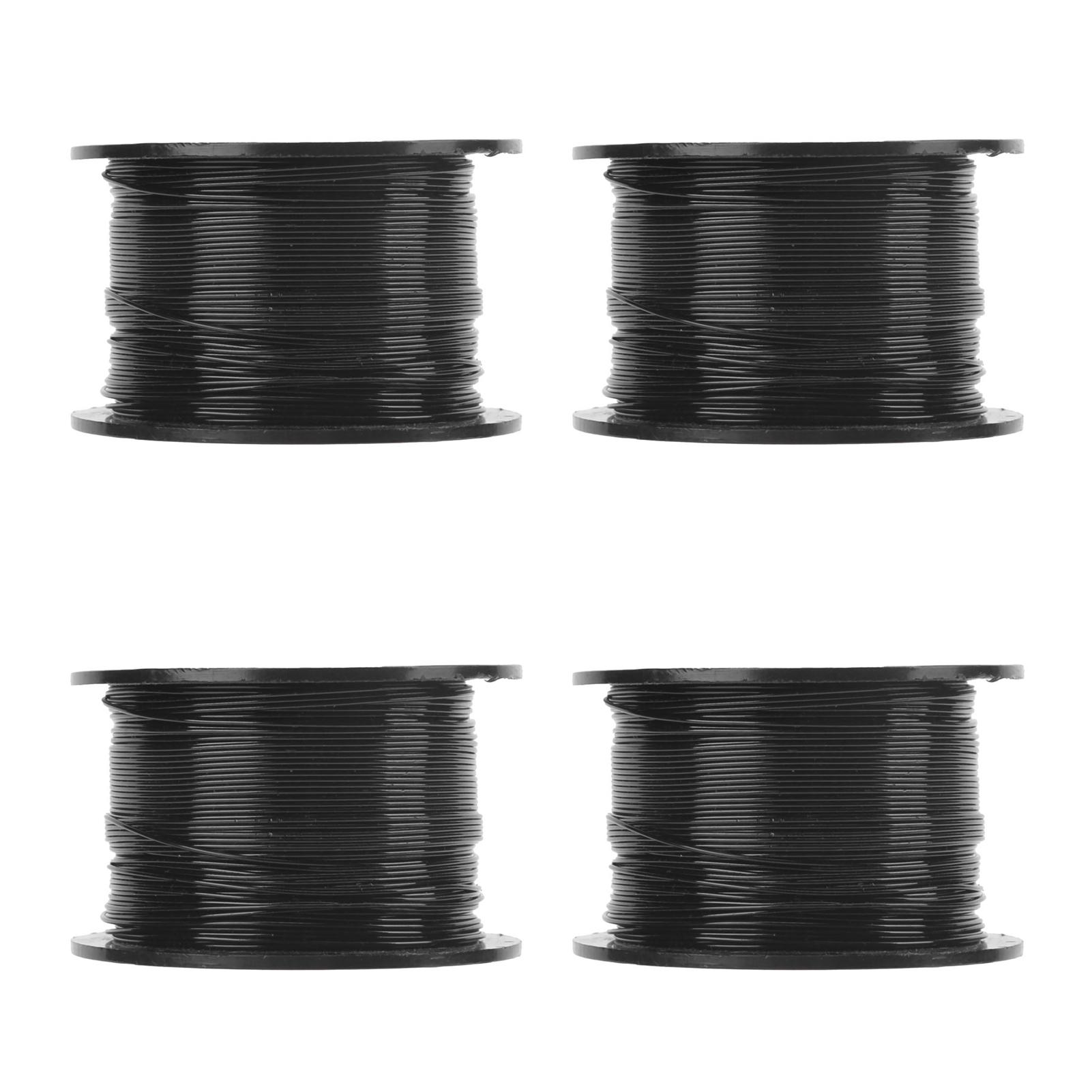 

4 шт. Металлические скрученные кабельные садовые стяжки Многоразовые крепежные Режущиеся Оцинкованная железная проволока 0,8 мм