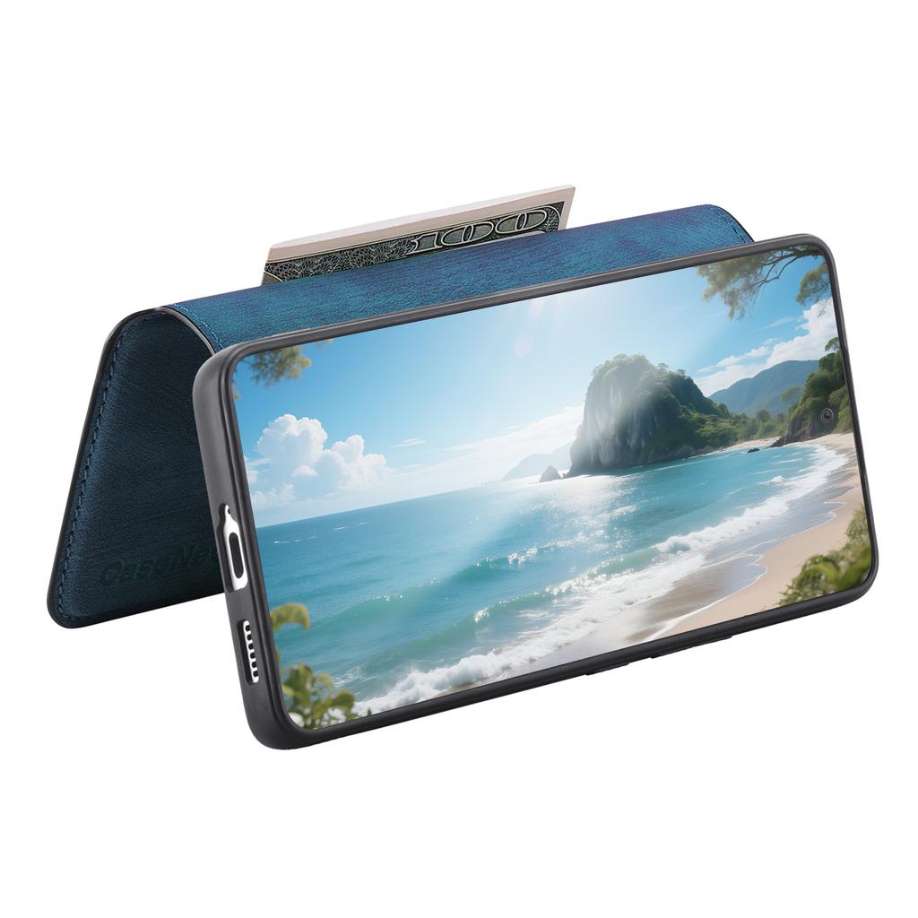 För Honor 400 5G (Global) Magnetiskt Fodral CASENEO Avtagbart Läder Telefonplånboksfodral
