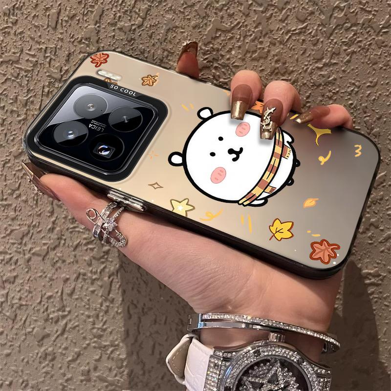 Joke Bear Frosted Case for Xiaomi Mi 15 14 14T 13 13T 12 12T 12X 12S 11 Lite POCO F6 F5 X6 X5 X3 M6 Pro 5G 4G M5S Acrylic Cover