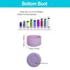 Silicone Bottom Boot for Wide Mouth Water Bottles – Fits 12-40oz Tumblers Shock-Absorbing Anti-Slip Base Cover Protective Sleeve