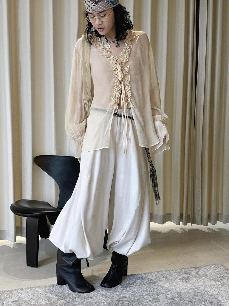 Bohemian Nomad Style Lightweight Summer Pants for Women