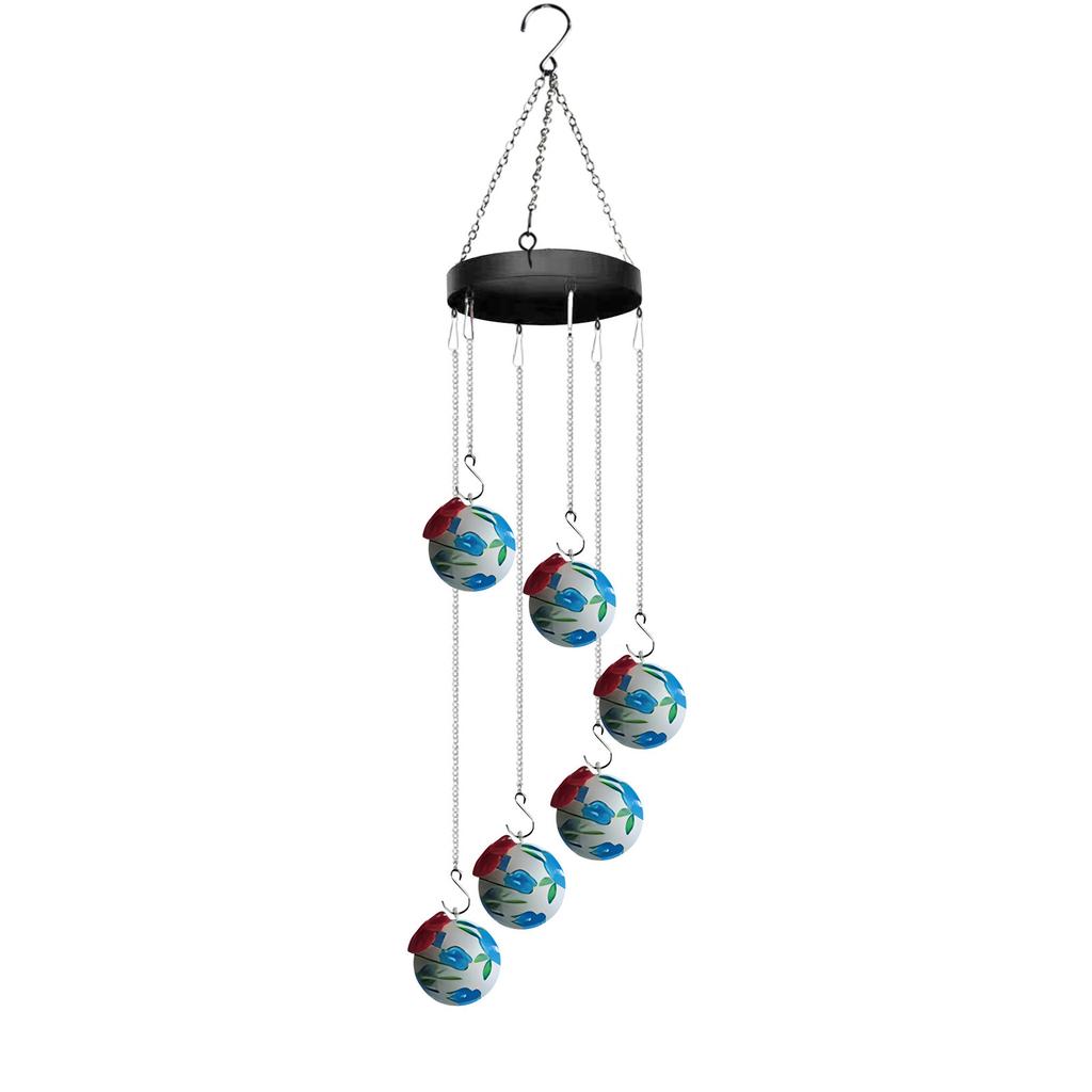 Wind Chimes Feeders, Window Bird Feeders, Wild Bird Feeder, Outdoors Hanging Feeder, Garden Wind Chime Feeder Decor