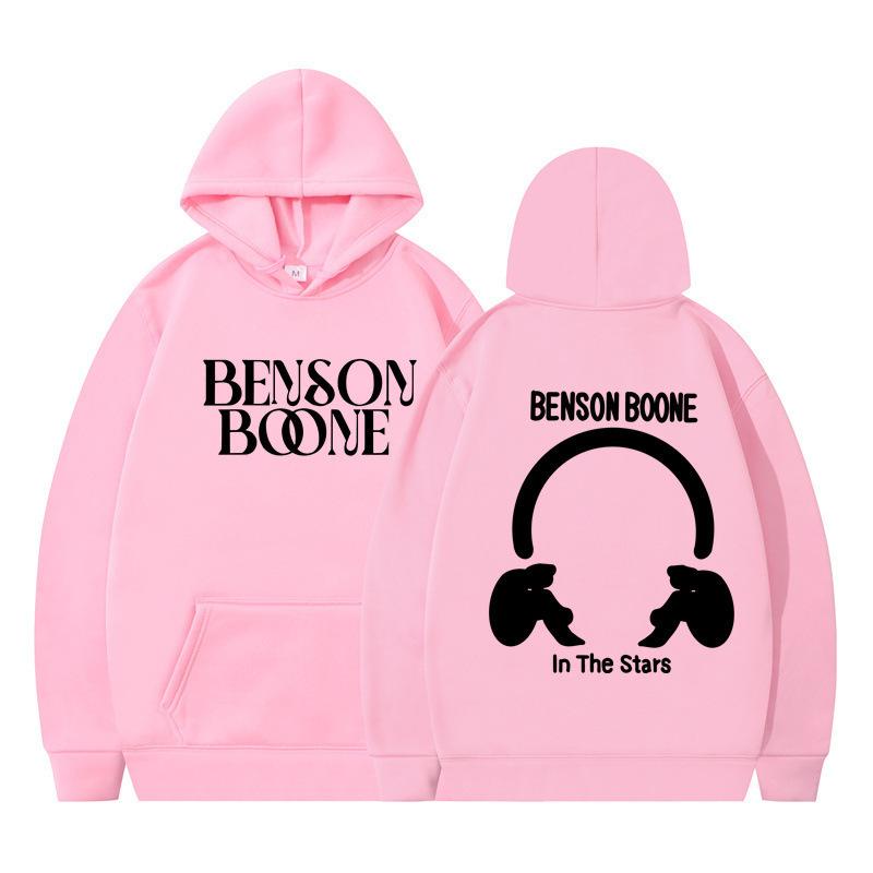 Hooded Sweater Harajuku Funny Benson Boone Sweater Long Sleeve Men's and Women's Pullover