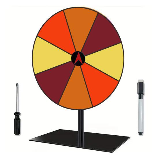 

Акриловое радужное призовое колесо с ручкой 45879 ячеек Вращающееся колесо для письма и стирания A