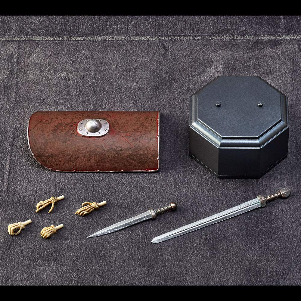 Kaiyodo Takeya Style Jizai Okimono Fish Helmet Warrior Murmillo Full Color Version Approximately 165mm Tall PVC ABC Painted Movable Figure KT030 &