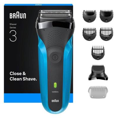 Series 3 310bt Electric Shaver Wet Dry Black/Blue