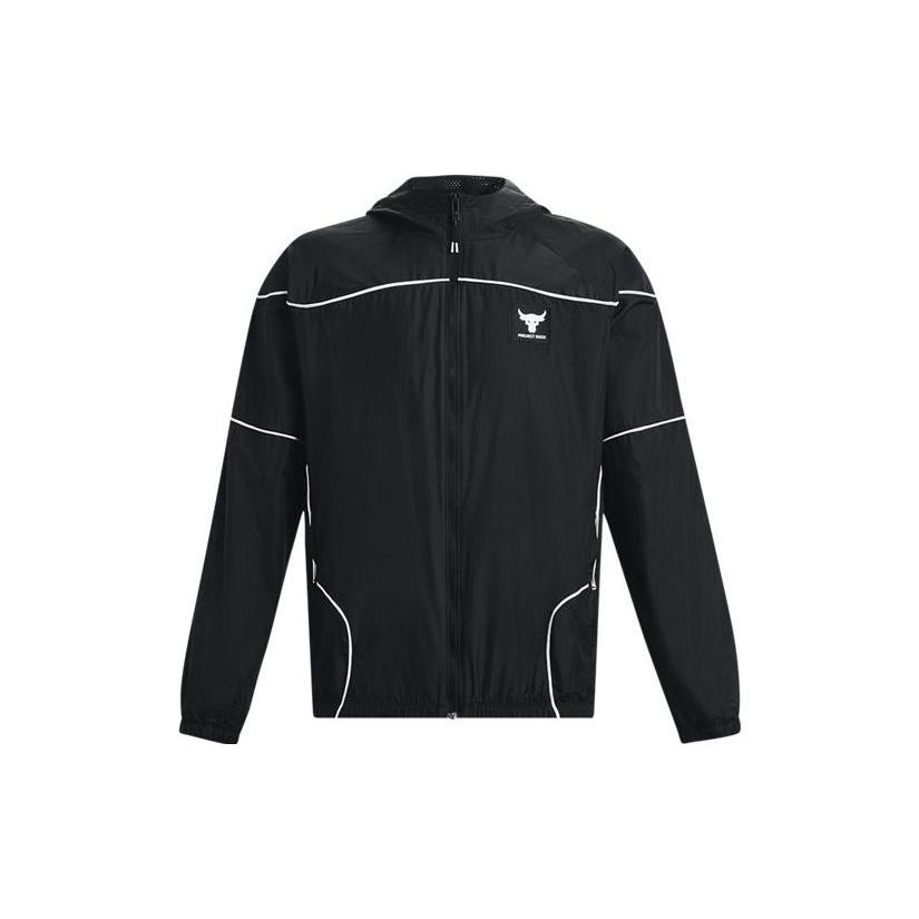 Under Armour Project Rock Brahma Jacket Black Men s 1378587-001 L