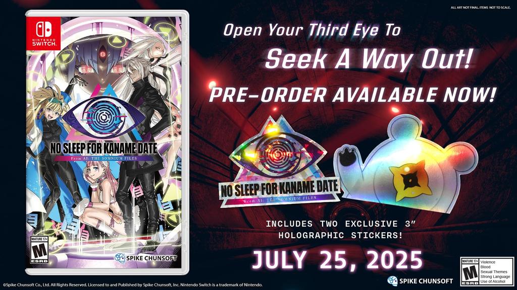 No Sleep For Kaname Date From The Somnium Files North Switch - Ai (Imported Version America) –