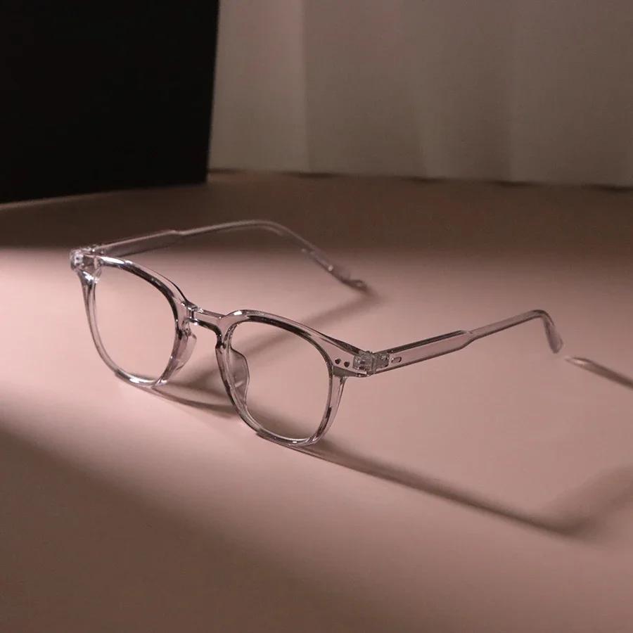 

Elegant Casual Eyeglasses Frame Male Classic Daily Life Clear Lens Brand Plain Oval Glasses Men Women
