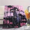 Sasuke Naruto pattern Flannel Blanket, High quality Comfortable for All Seasons, Home Decor, Warmth and Comfort, Perfect for Gifts.
