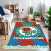 Blackburn Rovers Football Club (1) Rug Ideal for Reading Room, Multi-purpose Office Chair Sofa Carpet, Anti-slip Printed Home Area Rug
