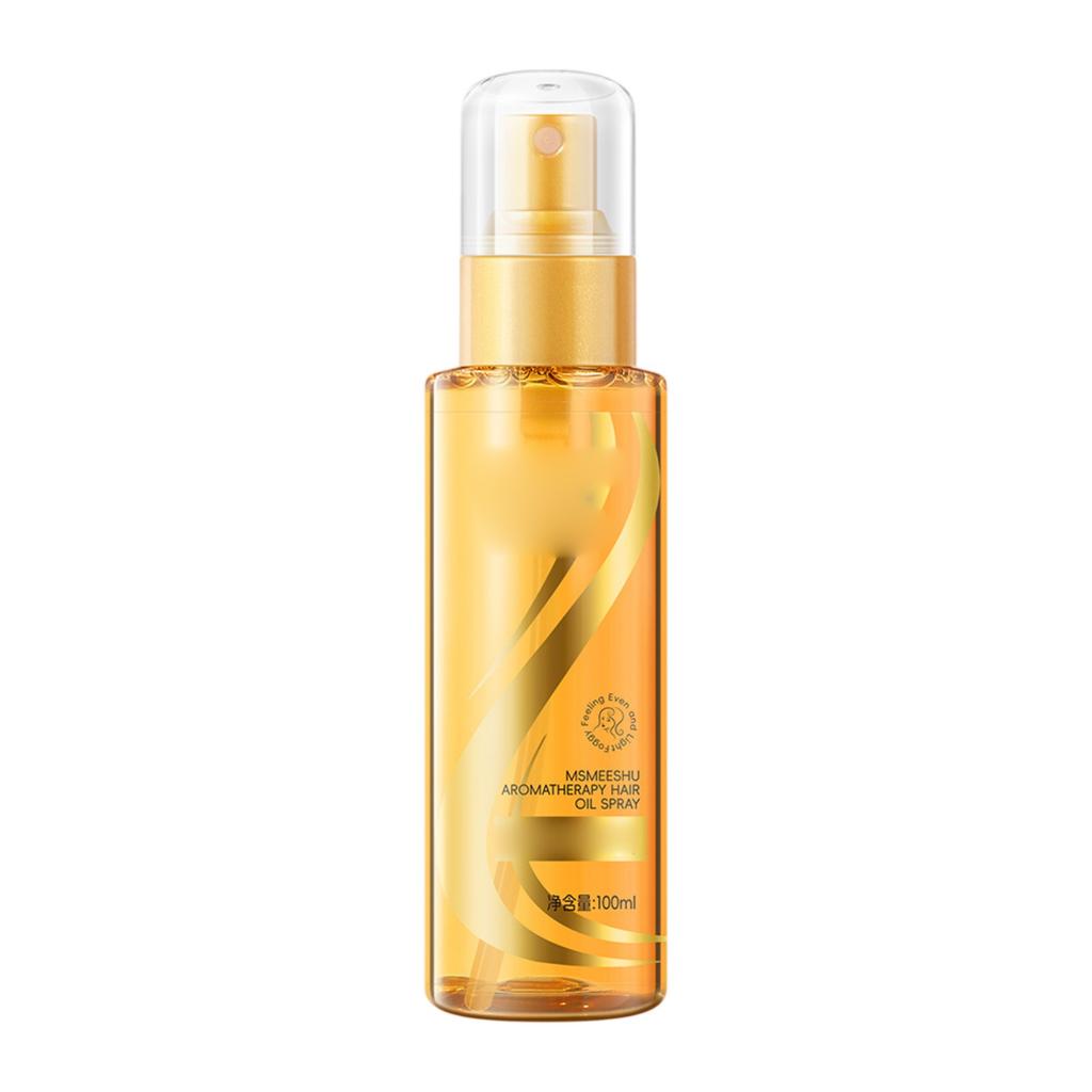 Parfüm Weichmachendes Haarpflegeöl-Spray Verbessert Trockenes Und Frizziges Haar, Hinterlässt Eine Lang Anhaltende Und Tief Feuchtigkeitsspendende Pflege 100ml